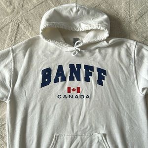Banff White hoodie